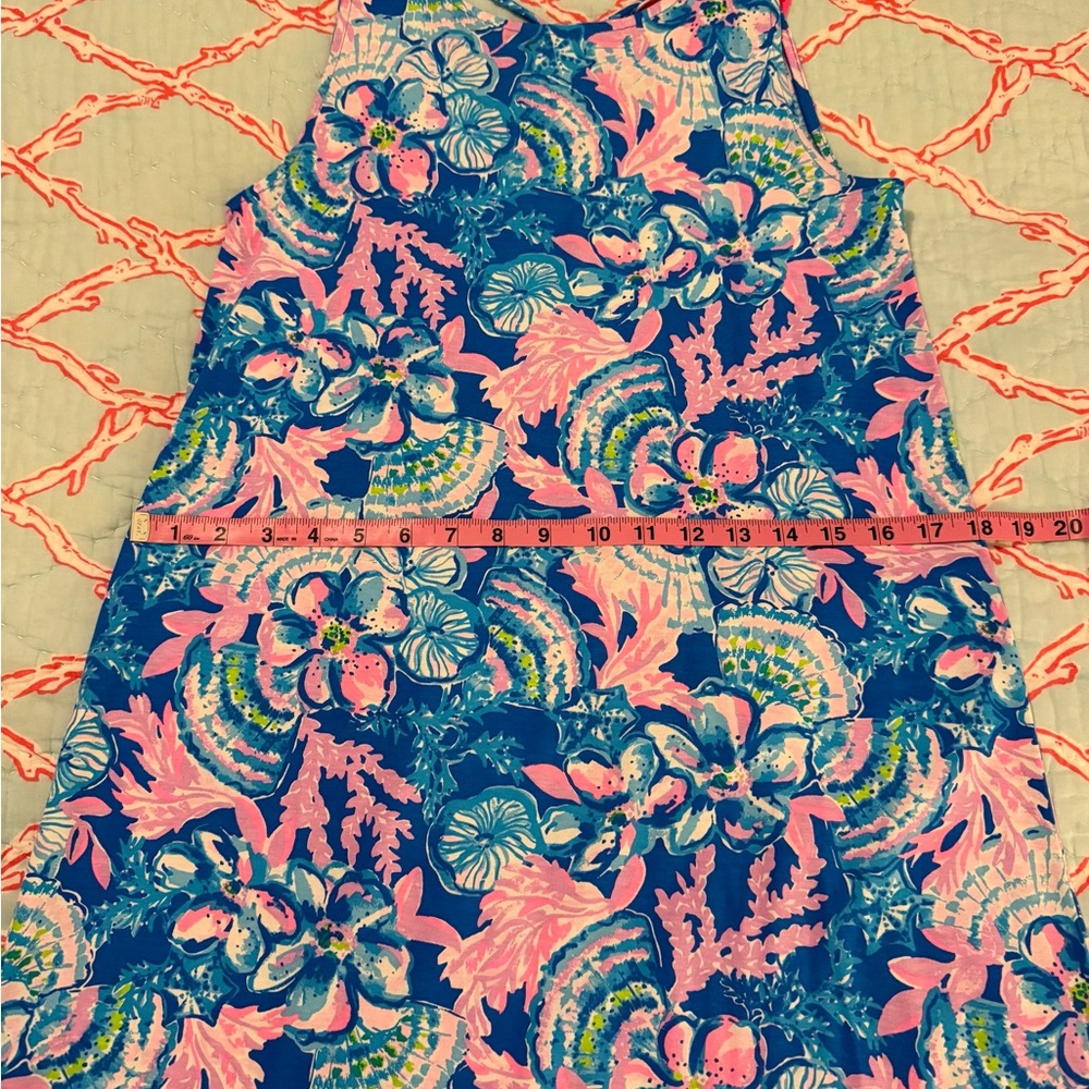 Lilly Pulitzer Kristen Dress Blue Tang Sitting Seaside XS NWT! - Picture 11 of 11